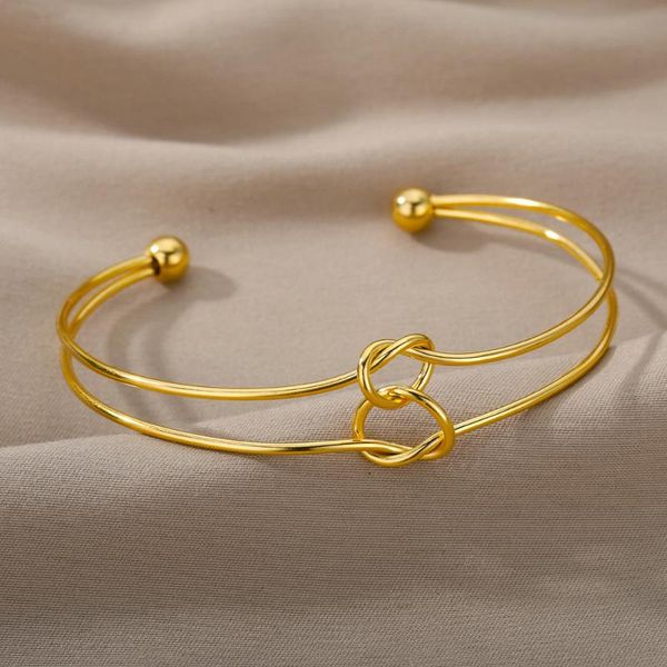 bangle simple round hollow bracelet bangles for women stainless steel adjustable double loop handmade bracelets jewelry bijoux femme, Black
bangle simple round hollow bracelet bangles for women stainless steel adjustable double loop handmade bracelets jewelry bijoux femme, Black