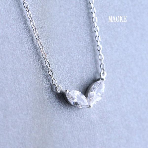 pendant necklaces promotional s925 sterling sv japan and south korea zircon leaf clavicle necklace for women's fashion gifts, Silver
pendant necklaces promotional s925 sterling sv japan and south korea zircon leaf clavicle necklace for women's fashion gifts, Silver