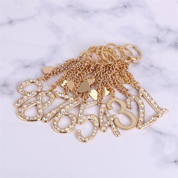 keychains komi fashion letter number pendant keychain crystal rhinestone bag key ring jewelry keyring women car charms i-421, Silver
keychains komi fashion letter number pendant keychain crystal rhinestone bag key ring jewelry keyring women car charms i-421, Silver