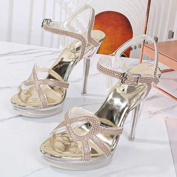 dress shoes design high heel sandals trend color women's high-heeled glass plastic daily plus size, Black
dress shoes design high heel sandals trend color women's high-heeled glass plastic daily plus size, Black