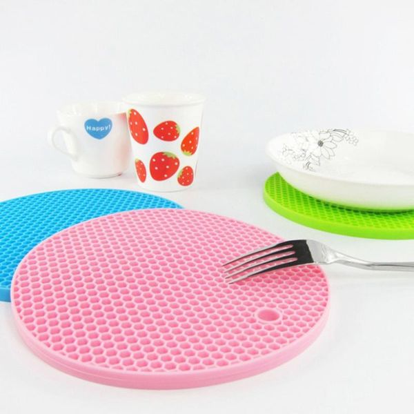mats & pads cushion placemat pot holder kitchen tools honeycomb silicone round non-slip heat resistant mat
mats & pads cushion placemat pot holder kitchen tools honeycomb silicone round non-slip heat resistant mat