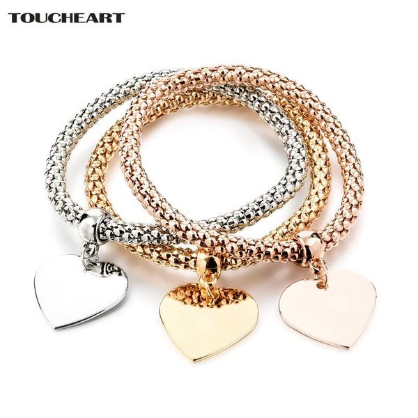 charm bracelets toucheart 3 pcs/set ethnic gold heart & bangles for women punk crystal brand elastic jewelry bracelet sbr160355, Golden;silver
charm bracelets toucheart 3 pcs/set ethnic gold heart & bangles for women punk crystal brand elastic jewelry bracelet sbr160355, Golden;silver