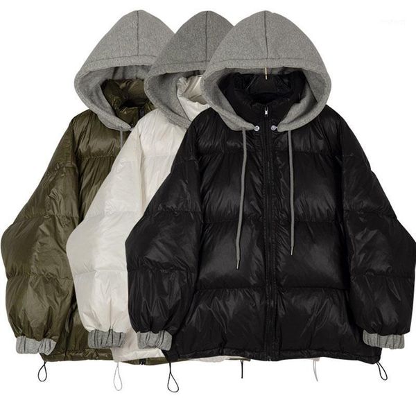 women's down & parkas large size women coat 2021 fashion jacket winter white duck warm splicing simplicity nbh272, Black
women's down & parkas large size women coat 2021 fashion jacket winter white duck warm splicing simplicity nbh272, Black