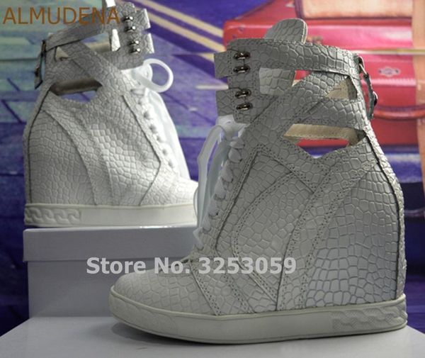 boots almudena white stone pattern snakeskin real leather sneakers wedge height increasing lace-up short dropship casual shoes, Black
boots almudena white stone pattern snakeskin real leather sneakers wedge height increasing lace-up short dropship casual shoes, Black