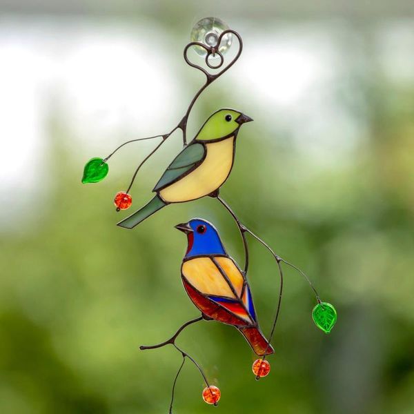 25# mini stained bird glass window hangings acrylic wall hanging birds decor room accessories scandinavian mothers day garden decorations
25# mini stained bird glass window hangings acrylic wall hanging birds decor room accessories scandinavian mothers day garden decorations