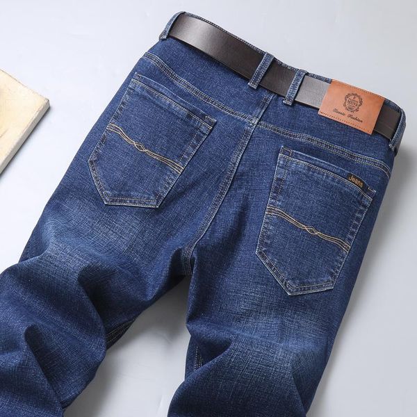 men's jeans spring autumn 2021 smart business fashion straight regular blue stretch denim trousers classic men plus size 28-40
men's jeans spring autumn 2021 smart business fashion straight regular blue stretch denim trousers classic men plus size 28-40