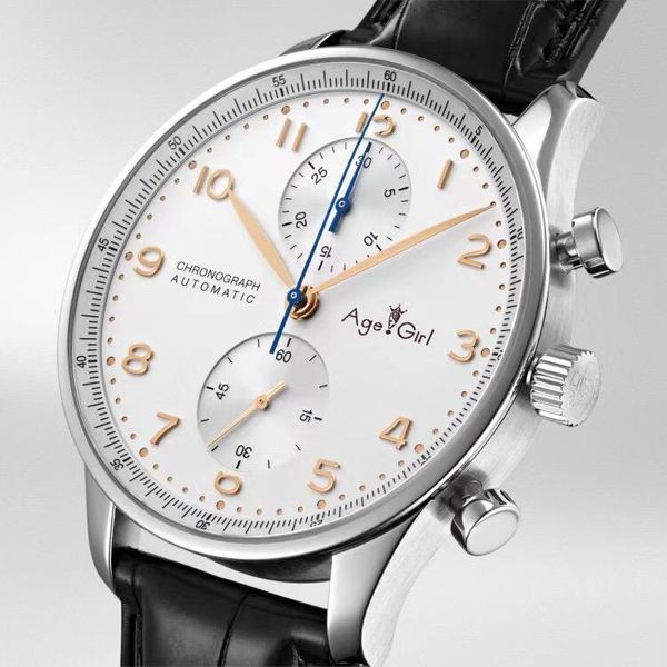 wristwatches luxury men automatic mechanical silver rose gold watch black brown leather stainless steel sapphire glass blue hand, Slivery;brown
wristwatches luxury men automatic mechanical silver rose gold watch black brown leather stainless steel sapphire glass blue hand, Slivery;brown
