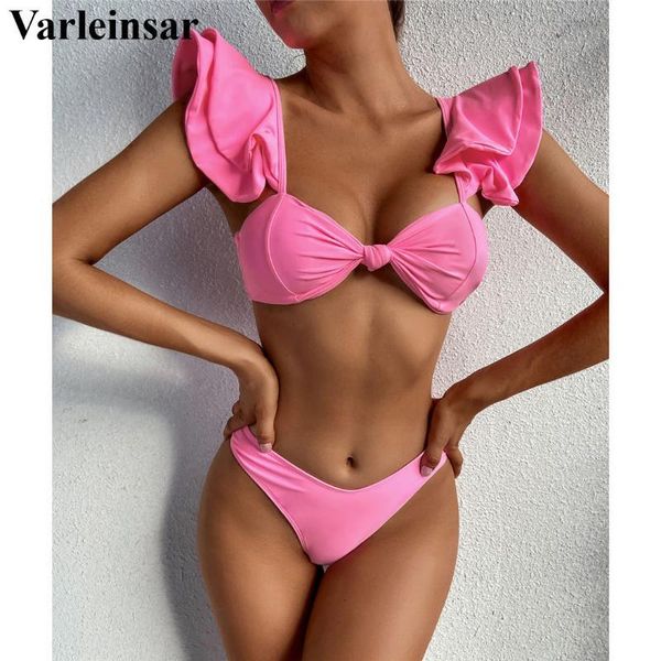 women's swimwear ruffled knotted pink bikini female swimsuit women swimwear two-pieces bikini set bow bather bathing suit s, White;black
women's swimwear ruffled knotted pink bikini female swimsuit women swimwear two-pieces bikini set bow bather bathing suit s, White;black