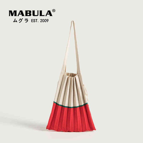 korean style large capacity shopping handbags for women chic folded knit pleated bags female fashion stripe panelled tote bag y220304
korean style large capacity shopping handbags for women chic folded knit pleated bags female fashion stripe panelled tote bag y220304