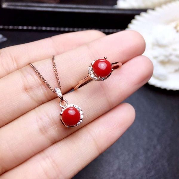 bracelet, earrings & necklace meibapj natural red coral jewelry set 925 pure silver ring pendant 2 piece suits fine wedding for women, Black
bracelet, earrings & necklace meibapj natural red coral jewelry set 925 pure silver ring pendant 2 piece suits fine wedding for women, Black
