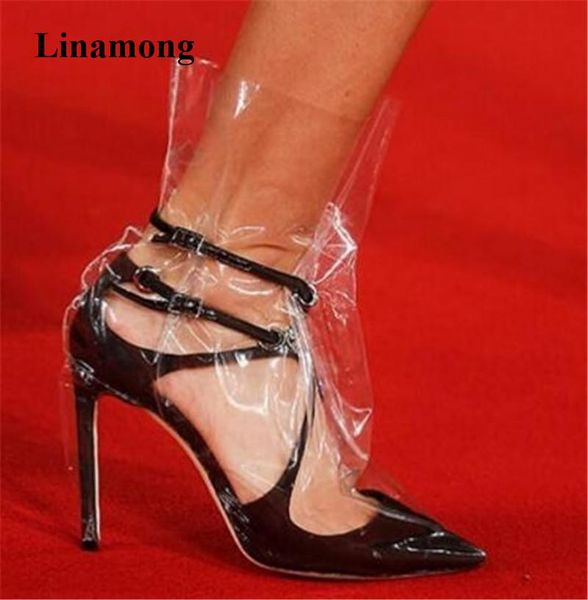 dress shoes 2021 est women pointed toe strap cross transparent pvc pumps pink black white charming high heels formal
dress shoes 2021 est women pointed toe strap cross transparent pvc pumps pink black white charming high heels formal