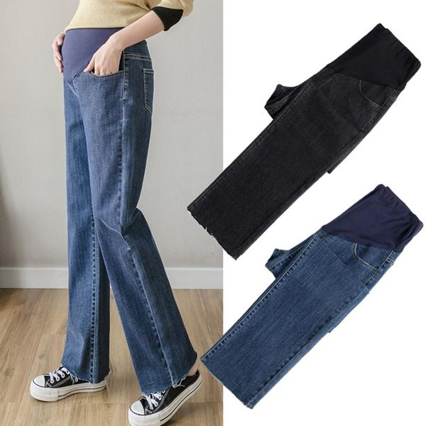 waist wide-leg pants slimming pregnant women's jeans pregnancy fall/winter 2021 fashion all-match straight maternity bottoms, White
waist wide-leg pants slimming pregnant women's jeans pregnancy fall/winter 2021 fashion all-match straight maternity bottoms, White