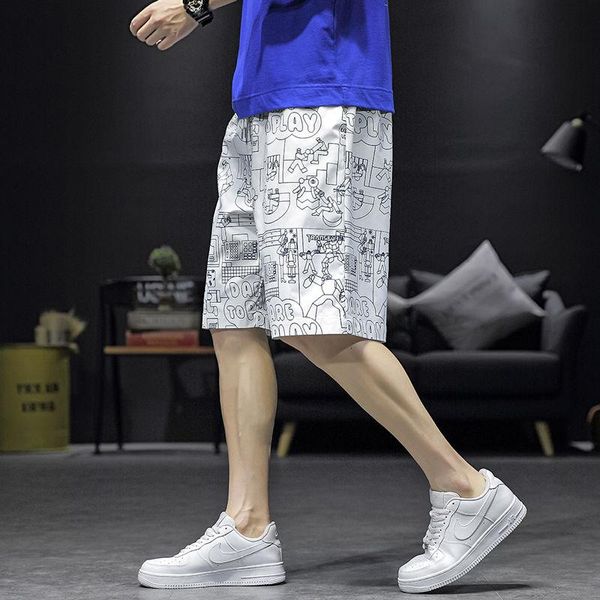 summer mens board basketball shorts men's casual sports beach pants printed seagull graffiti plus size sweatpants, White;black
summer mens board basketball shorts men's casual sports beach pants printed seagull graffiti plus size sweatpants, White;black