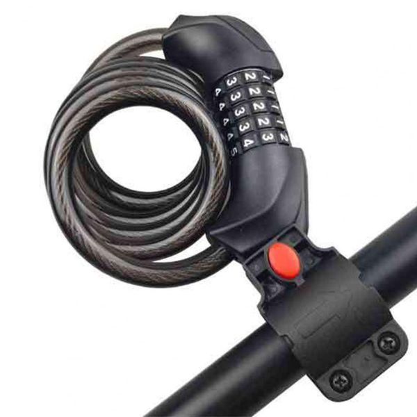 bike locks bicycle anti-theft 5 digit password chain lock theft spiral steel cable with light for mtb road motorcycle convenient and swift
bike locks bicycle anti-theft 5 digit password chain lock theft spiral steel cable with light for mtb road motorcycle convenient and swift