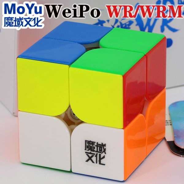 Magic cube puzzle MoYu WeiPo WR WRM 2X2X2 2X2 stickerless professional WCA champion competition cube educational toys game gift
Magic cube puzzle MoYu WeiPo WR WRM 2X2X2 2X2 stickerless professional WCA champion competition cube educational toys game gift