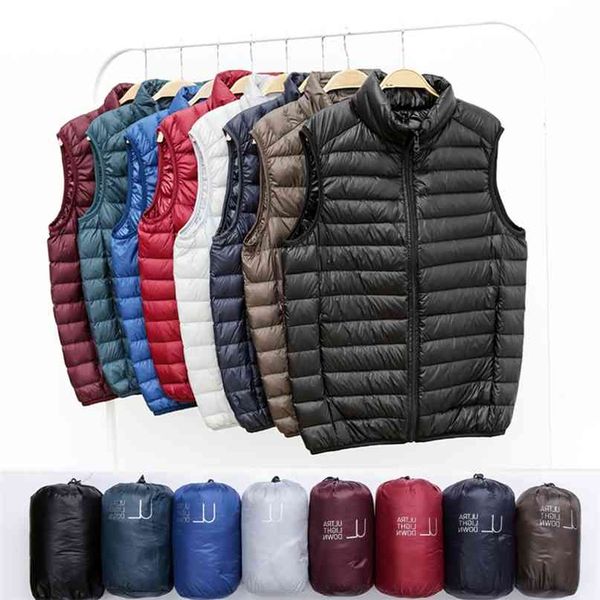 men's lightweight water-resistant packable puffer vest winter men duck down coat 210910, Black
men's lightweight water-resistant packable puffer vest winter men duck down coat 210910, Black