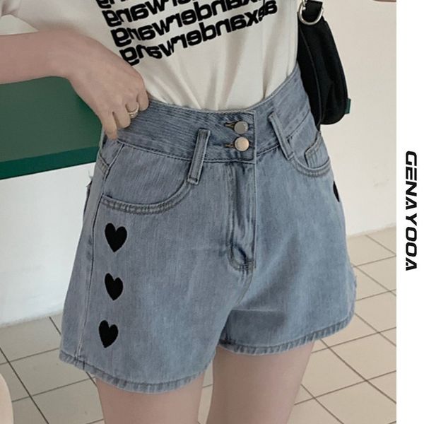genayooa summer jean women high waisted casual loose denim shorts blue ladies jeans fashion 210417, White;black
genayooa summer jean women high waisted casual loose denim shorts blue ladies jeans fashion 210417, White;black