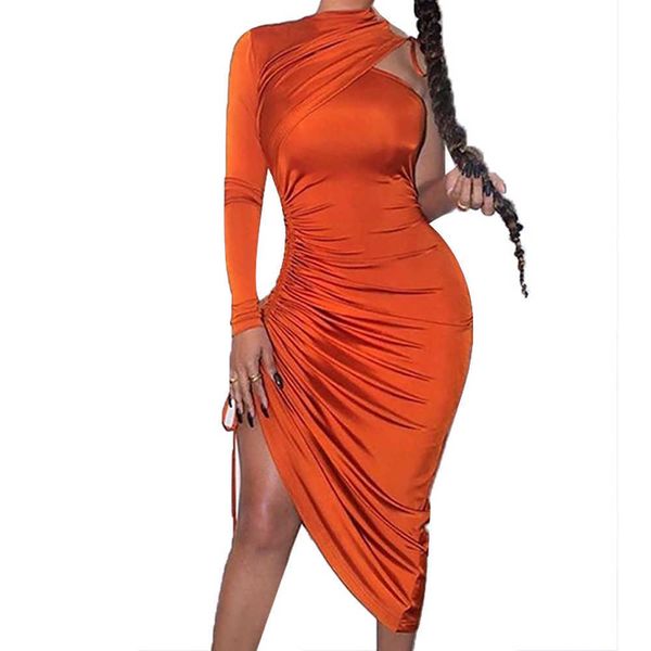 casual dresses one shoulder bodycon midi woman dress spring long sleeve black party club for women plus size robe femme ii12, Black;gray
casual dresses one shoulder bodycon midi woman dress spring long sleeve black party club for women plus size robe femme ii12, Black;gray