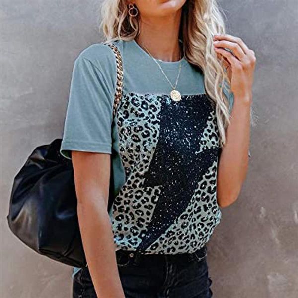 atasan leher-o motif macan tutul lengan pendek wanita kasual fashion baru t-shirt pakaian harajuku gaya korea women's, White
atasan leher-o motif macan tutul lengan pendek wanita kasual fashion baru t-shirt pakaian harajuku gaya korea women's, White