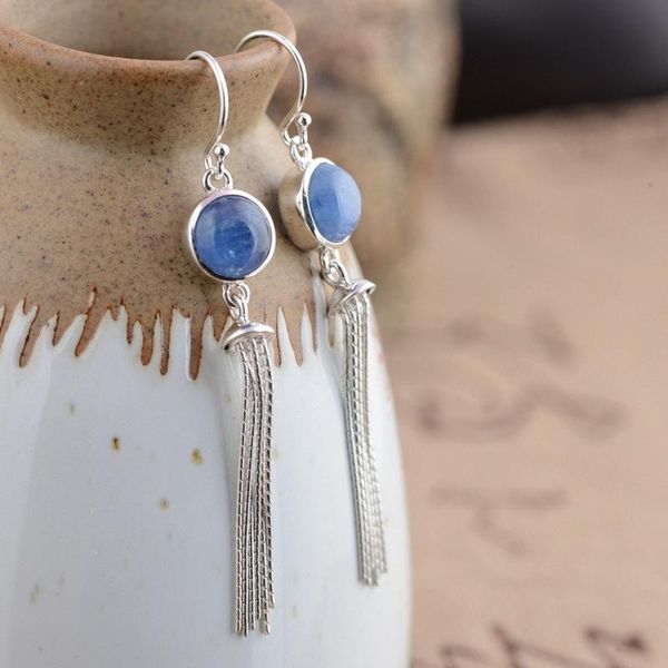 dangle & chandelier bocai s925 sterling silver tassel eardrop for women female money inlay kyanite thai earrings archaize style
dangle & chandelier bocai s925 sterling silver tassel eardrop for women female money inlay kyanite thai earrings archaize style