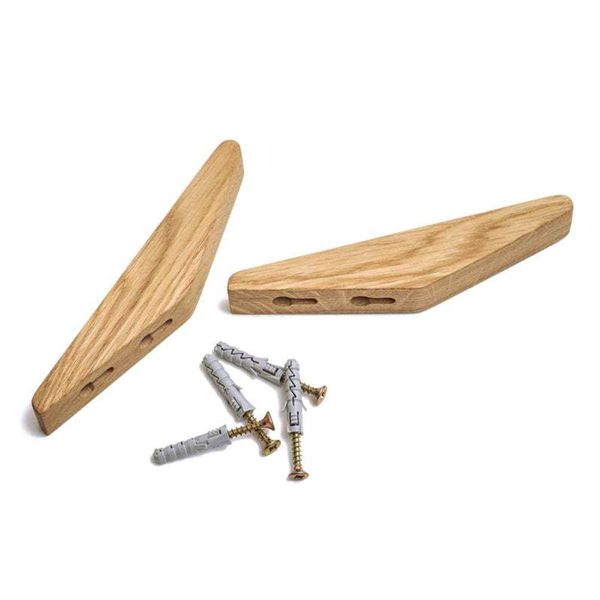 hangers & racks 2/4pcs wood clothes hanger wall mounted coat hat scarf hook key storage rack r7rc
hangers & racks 2/4pcs wood clothes hanger wall mounted coat hat scarf hook key storage rack r7rc