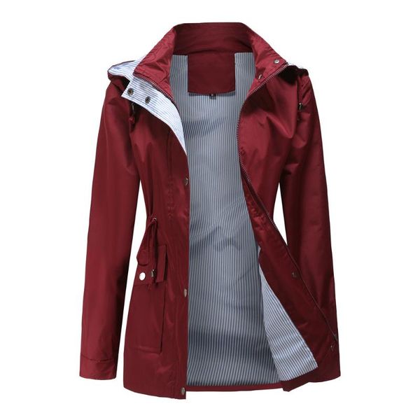 women's trench coats women windbreaker 2021 fashion spring jacket autumn detachable hood female coat red purple black corta vento veste, Tan;black
women's trench coats women windbreaker 2021 fashion spring jacket autumn detachable hood female coat red purple black corta vento veste, Tan;black