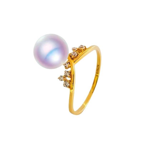 cluster rings pearl ring akoya 18k gold simple classic style round japanese cultured sea pearls for women fashion jewelry, Golden;silver
cluster rings pearl ring akoya 18k gold simple classic style round japanese cultured sea pearls for women fashion jewelry, Golden;silver