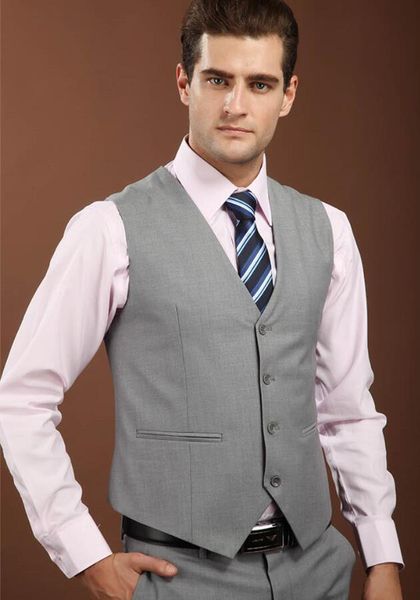 men's vests mens classic waistcoat gray wine red formal business vest weddings ab007, Black;white
men's vests mens classic waistcoat gray wine red formal business vest weddings ab007, Black;white