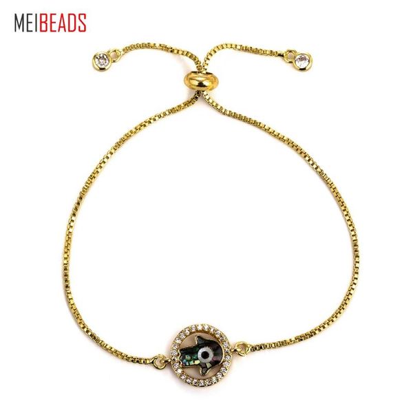 charm bracelets meibeads trendy micro pave copper bracelet gold&silver color evil eye shell hand for women jewelry gift ey5310, Golden;silver
charm bracelets meibeads trendy micro pave copper bracelet gold&silver color evil eye shell hand for women jewelry gift ey5310, Golden;silver