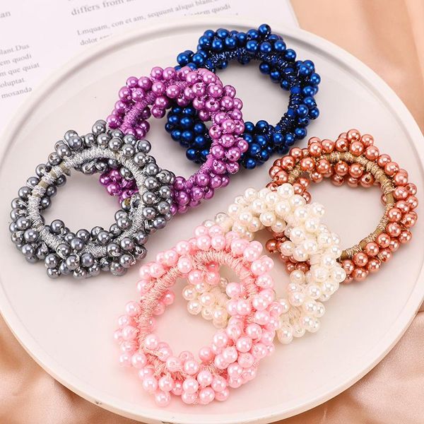 other rubber band rope pearl hair ties girls beads scrunchies bands holders accessories elastic, Golden;white
other rubber band rope pearl hair ties girls beads scrunchies bands holders accessories elastic, Golden;white