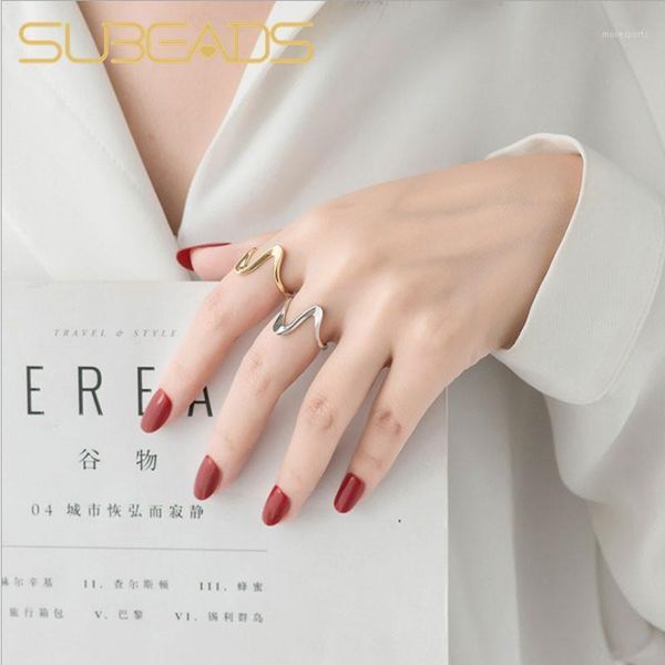 cluster rings subeads real 925 sterling silver geometry adjustable open ring for fashion women party cute fine jewelry minimalist accessorie, Golden;silver
cluster rings subeads real 925 sterling silver geometry adjustable open ring for fashion women party cute fine jewelry minimalist accessorie, Golden;silver