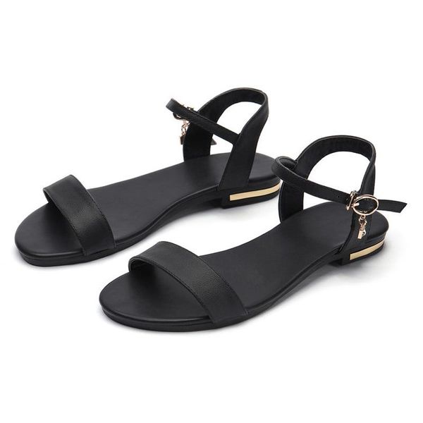 sandals qiwn 2021bohemian summer shoes women solid leather soft rubber sole basic buckle strap size 34-43 women's, Black
sandals qiwn 2021bohemian summer shoes women solid leather soft rubber sole basic buckle strap size 34-43 women's, Black
