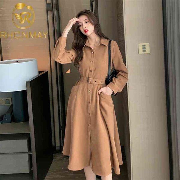 style women lapel dress spring and autumn retro fashion temperament single breasted slim platycodon grandiflorum 210520, Black;gray
style women lapel dress spring and autumn retro fashion temperament single breasted slim platycodon grandiflorum 210520, Black;gray