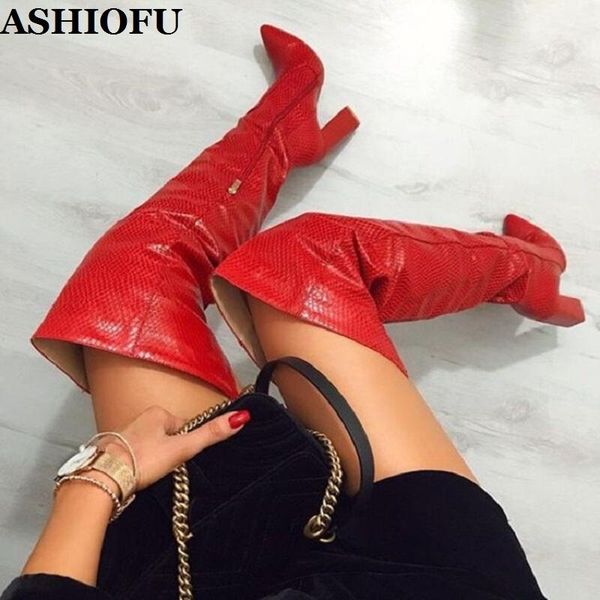 boots ashiofu handmade ladies chunky heel over knee party prom club thigh high booties evening dress fashion winter, Black
boots ashiofu handmade ladies chunky heel over knee party prom club thigh high booties evening dress fashion winter, Black
