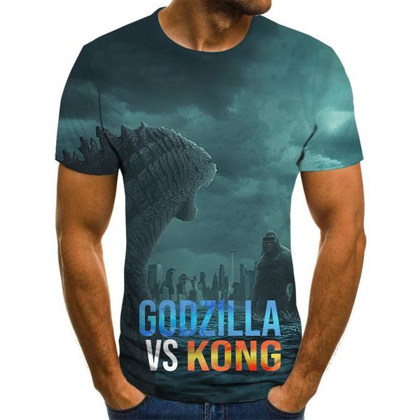 king kong gorilla print t-shirt men's summer 2021 o-neck short-sleeved fashion style casual shirts t-shirts, White;black 
king kong gorilla print t-shirt men's summer 2021 o-neck short-sleeved fashion style casual shirts t-shirts, White;black