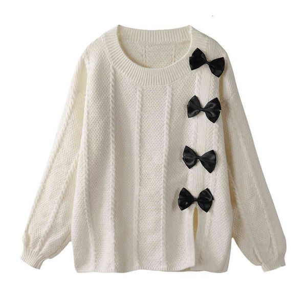 korean fashion women knitted sweater lolita kawaii vintage jumper female cute bow red pullovers long sleeve white knitwear, White;black
korean fashion women knitted sweater lolita kawaii vintage jumper female cute bow red pullovers long sleeve white knitwear, White;black