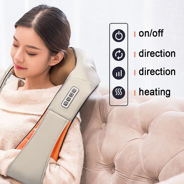 home/car massage shawl u shape electrical shiatsu back neck shoulder body massager infrared heated kneading car/home massagem
home/car massage shawl u shape electrical shiatsu back neck shoulder body massager infrared heated kneading car/home massagem