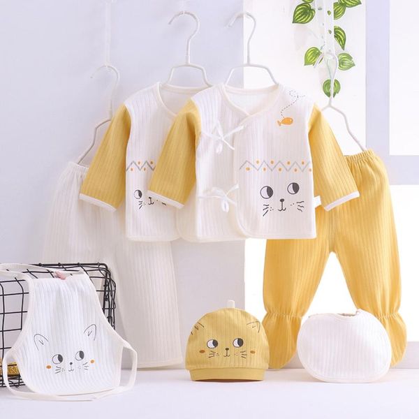 clothing sets 7 pcs born baby set cotton cartoons girl boy infant boys girls underwear suits 0-3 months clothes, White
clothing sets 7 pcs born baby set cotton cartoons girl boy infant boys girls underwear suits 0-3 months clothes, White