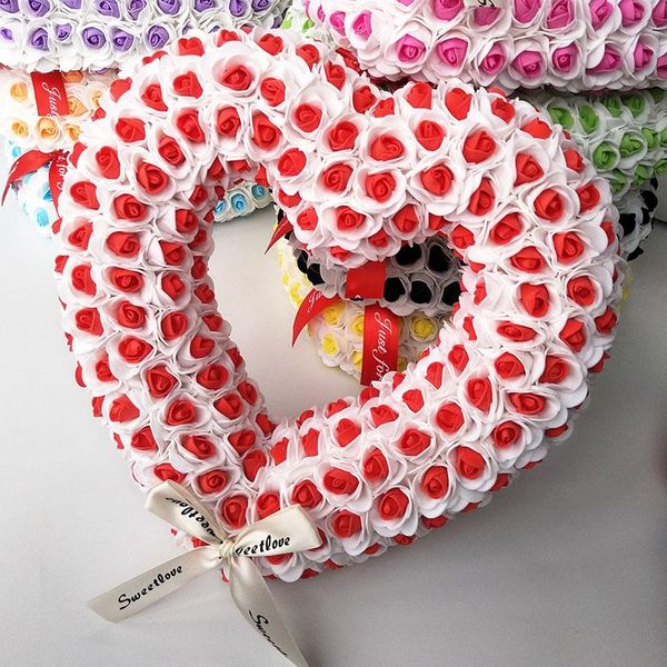 decorative flowers & wreaths roses heart wall wedding decoration rose bear flower valentine's day gift foam
decorative flowers & wreaths roses heart wall wedding decoration rose bear flower valentine's day gift foam
