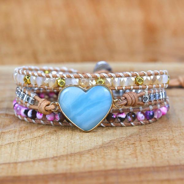 tennis 2021 arrive mixed natural stones heart shape charm yoga 3x wrap bracelets handmade energy friendship gift jewelry, Golden;silver
tennis 2021 arrive mixed natural stones heart shape charm yoga 3x wrap bracelets handmade energy friendship gift jewelry, Golden;silver