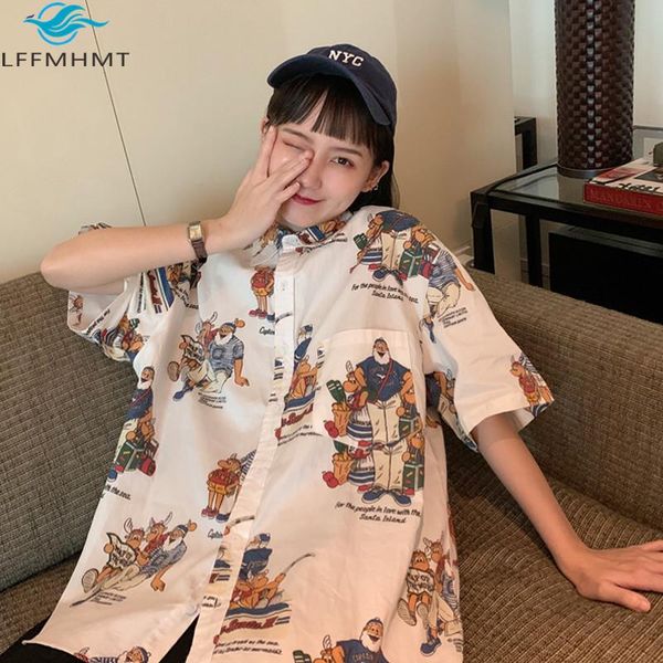 harajuku japan style summer fashion short sleeve shirts women vintage office lady casual oversized funny blouses women's &, White
harajuku japan style summer fashion short sleeve shirts women vintage office lady casual oversized funny blouses women's &, White