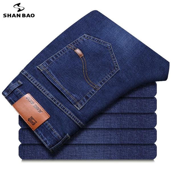 men's jeans shan bao 2021 autumn brand business casual slim straight stretch classic style young fashion fit blue black
men's jeans shan bao 2021 autumn brand business casual slim straight stretch classic style young fashion fit blue black