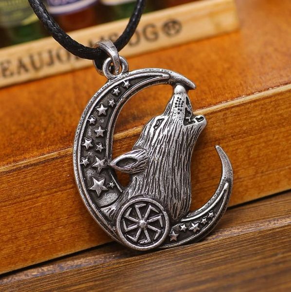pendant necklaces vintage wolf in moon star amulet charm annwn for spiritual abundance symbol talismen necklace, Silver
pendant necklaces vintage wolf in moon star amulet charm annwn for spiritual abundance symbol talismen necklace, Silver