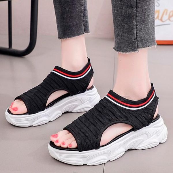 sandals spring summer korean fashion casual slip on soft bottom knitted mesh rubber comfortable cool footwear outdoor, Black
sandals spring summer korean fashion casual slip on soft bottom knitted mesh rubber comfortable cool footwear outdoor, Black