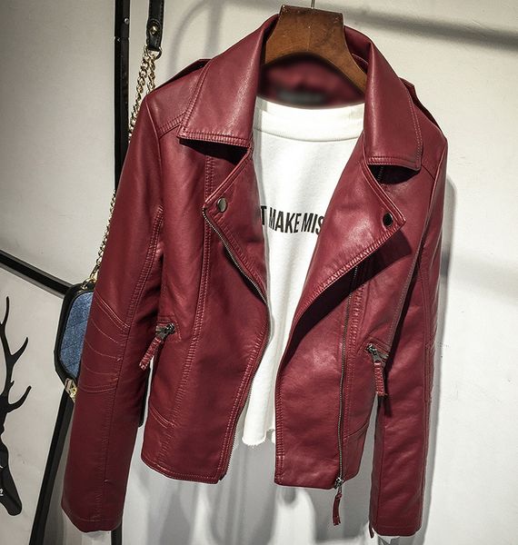 women's suits & blazers original design female's slim leather jacket blazer punk dj leather short jacket motorcycle wine 4colors 4, White;black
women's suits & blazers original design female's slim leather jacket blazer punk dj leather short jacket motorcycle wine 4colors 4, White;black