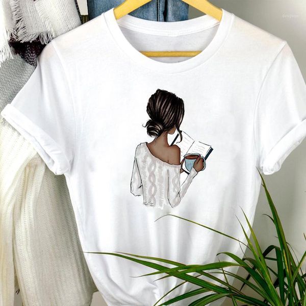 women's t-shirt women clothes coffee 90s love trend cartoon summer fashion short sleeve print tshirt female tee graphic, White
women's t-shirt women clothes coffee 90s love trend cartoon summer fashion short sleeve print tshirt female tee graphic, White