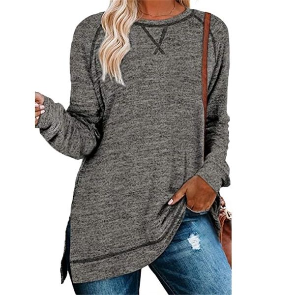 spring autumn fashion casual loose tunic women's clothing o neck long sleeve solid color sweatshirt ladies pullovers hoodie 210909, Black
spring autumn fashion casual loose tunic women's clothing o neck long sleeve solid color sweatshirt ladies pullovers hoodie 210909, Black