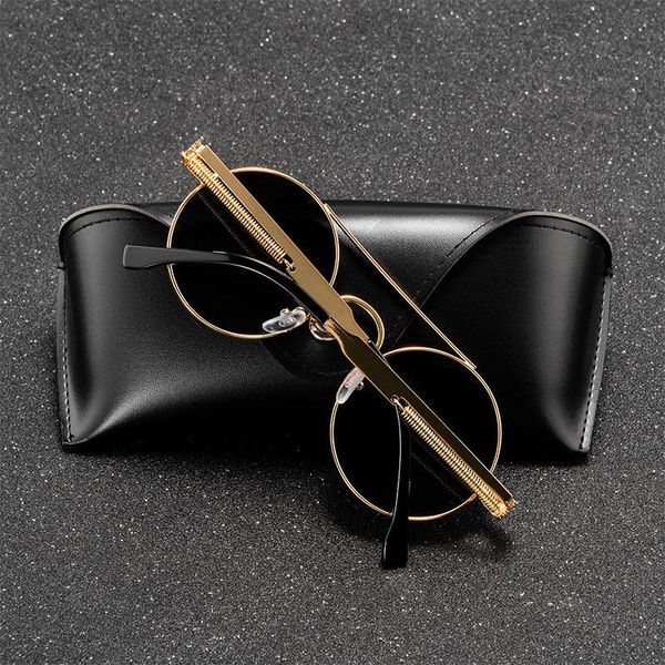 sunglasses round steampunk men 2021 fashion elastic teaples brand designer vintage rimless sun glasses for women lentes de sol, White;black
sunglasses round steampunk men 2021 fashion elastic teaples brand designer vintage rimless sun glasses for women lentes de sol, White;black