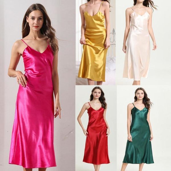 fashion women's v neck spaghetti straps imitated silk satin sleepwear nightdress nightgowns lingerie large size#p31 5e8z, Black;red
fashion women's v neck spaghetti straps imitated silk satin sleepwear nightdress nightgowns lingerie large size#p31 5e8z, Black;red