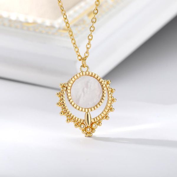 pendant necklaces vintage opal crown necklace for women stainless steel gold chain aesthetic jewelry birthday gift, Silver
pendant necklaces vintage opal crown necklace for women stainless steel gold chain aesthetic jewelry birthday gift, Silver